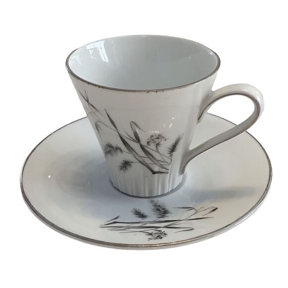 Antique Scherzer Tea Cup and Saucer - Picture 1 of 6